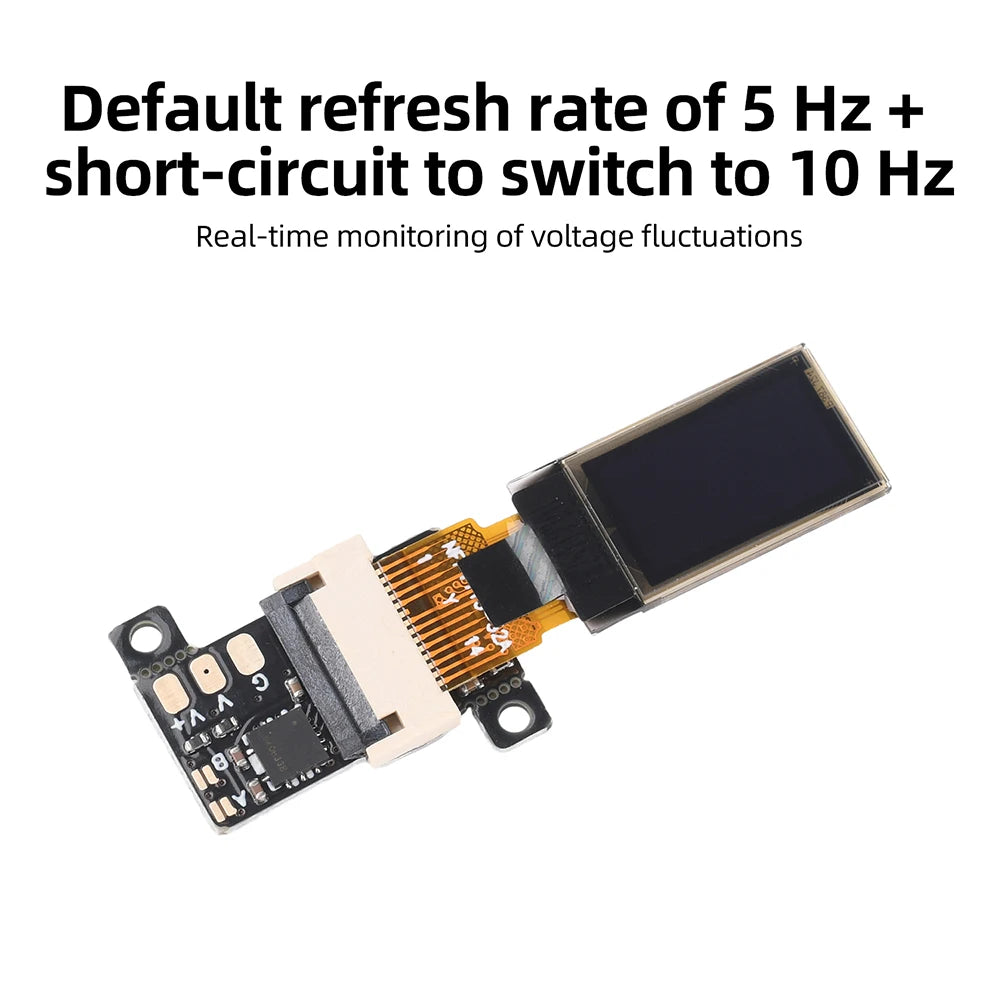DC 0-30V Mini Digital Voltmeter – OLED 12-Bit ADC Gaqqee