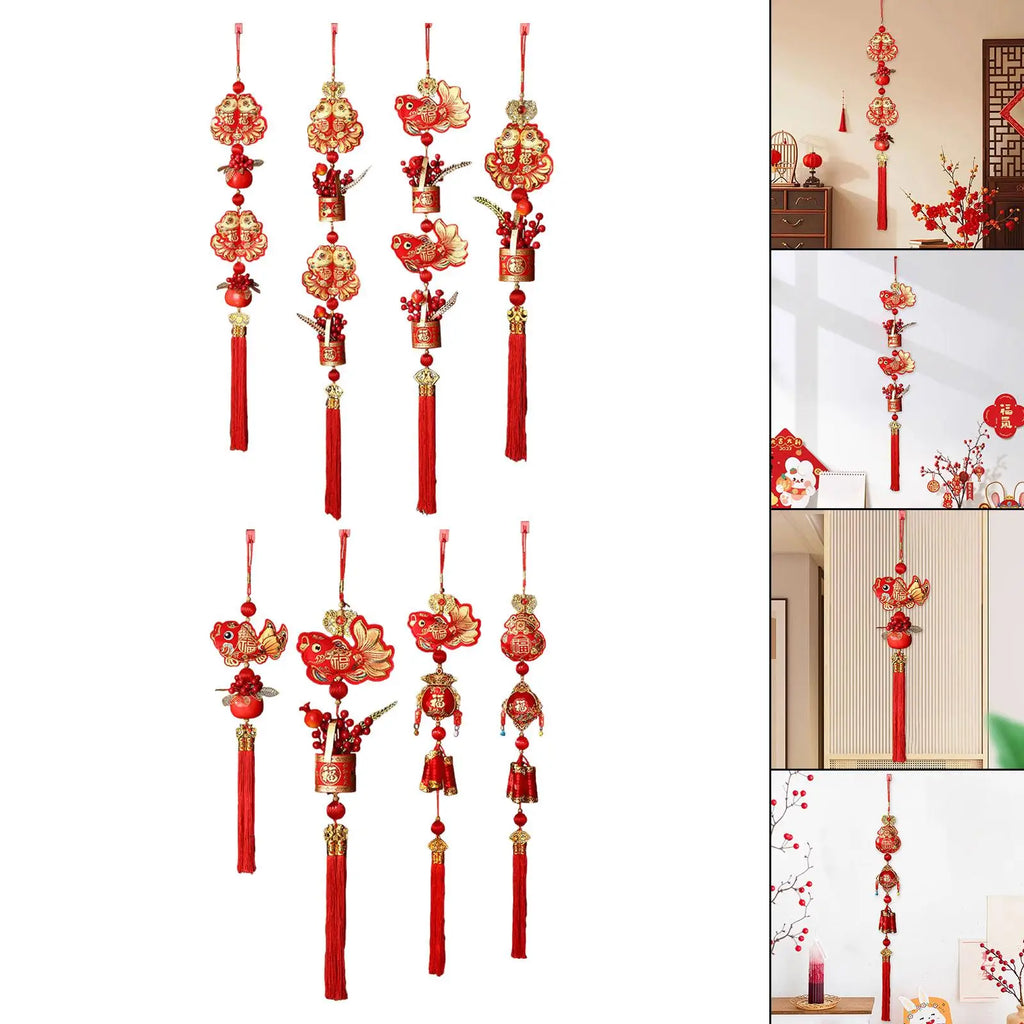 Chinese New Year 2026 Horse Lunar Hanging Ornament Decor