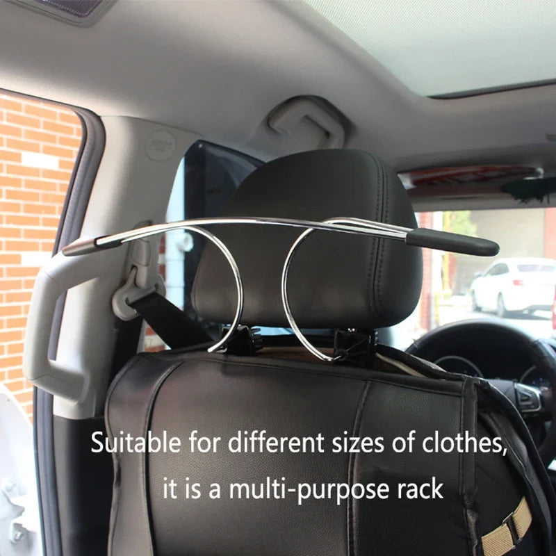Car Seat Headrest Hanger – Metal Coat Hook for Vehicle