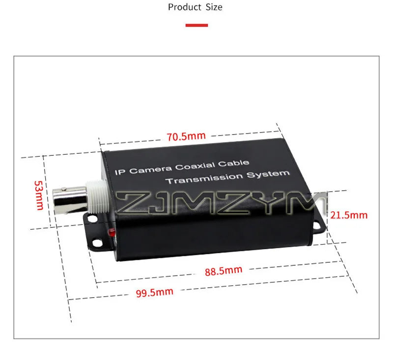 IP Network Extender Coaxial to HD Digital Signal Converter