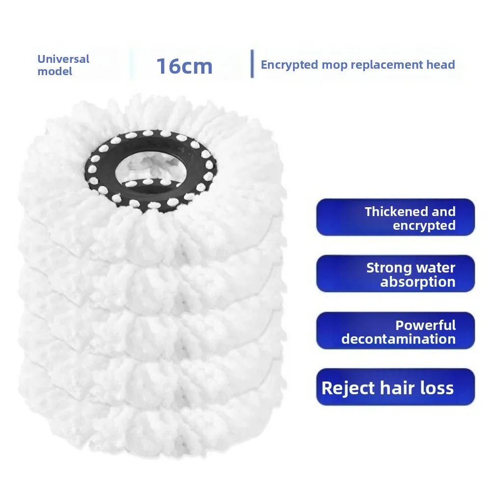 Microfiber Spin Mop Replacement Head | Round Standard Size