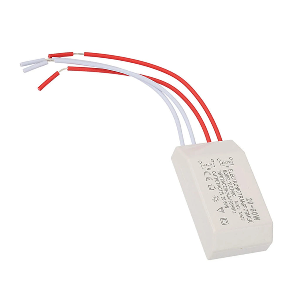 220V to 12V Voltage Converter – 20–60W Smart Power Supply Driver