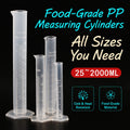 Food-Grade PP Graduated Measuring Cylinder 10ml–2000ml
