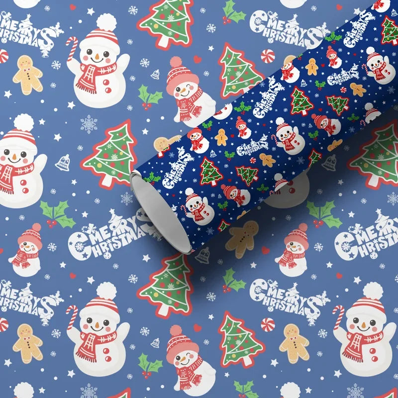 Christmas Wrapping Paper 50x70cm – Festive Holiday Gift Wrap
