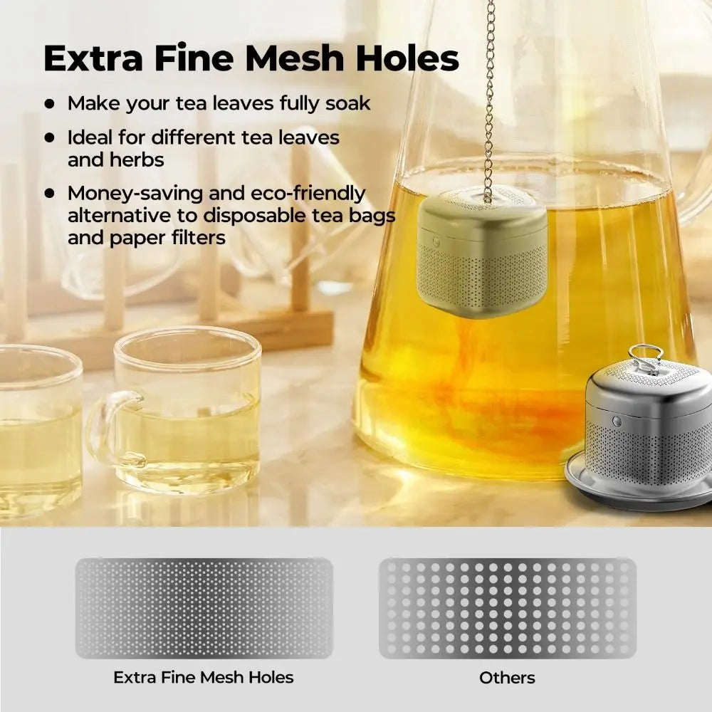 Stainless Steel Tea Infuser Ball | Extra Fine Mesh Loose Leaf