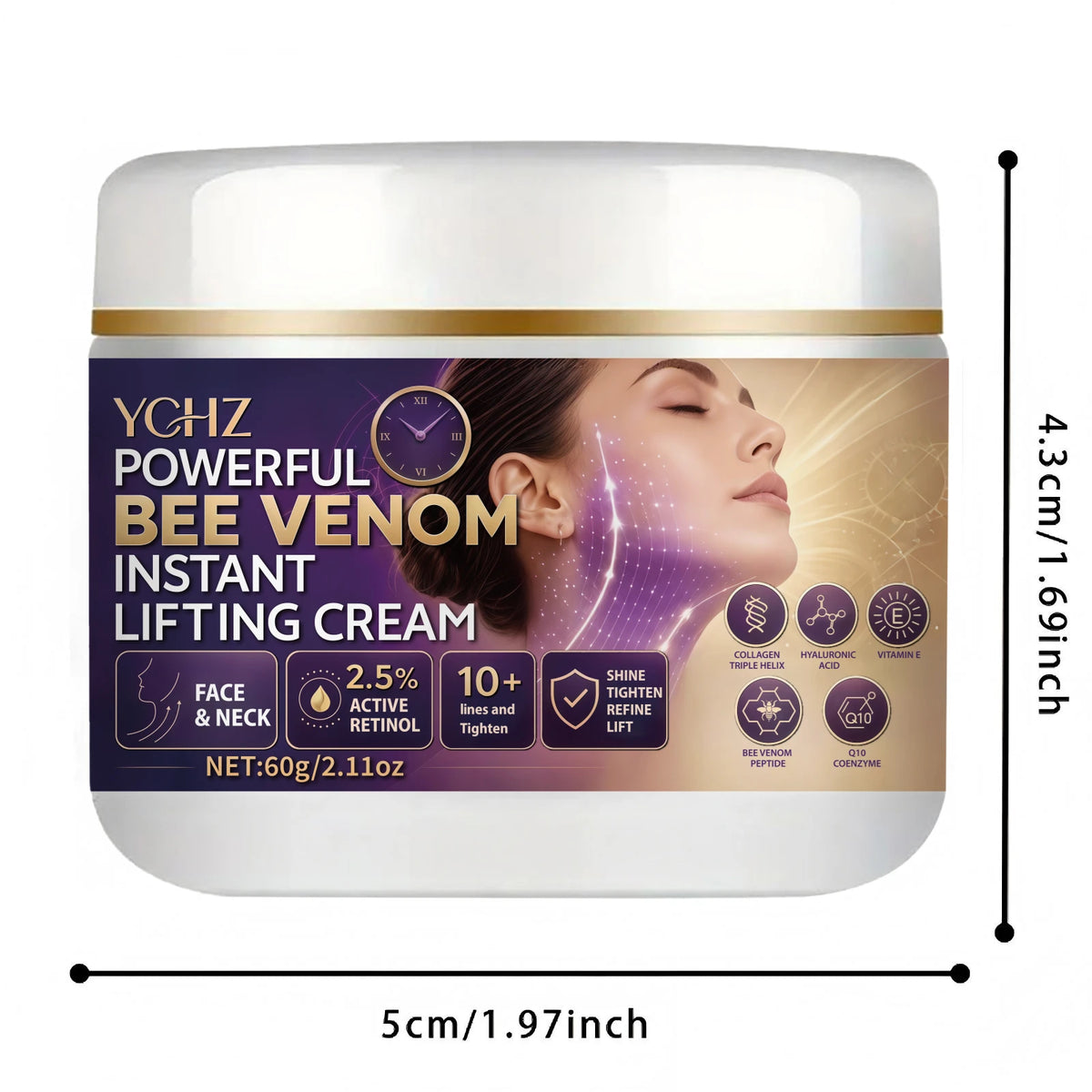 YCHZ V-Face Lifting & Firming Brightening Cream 50g | Day & Night
