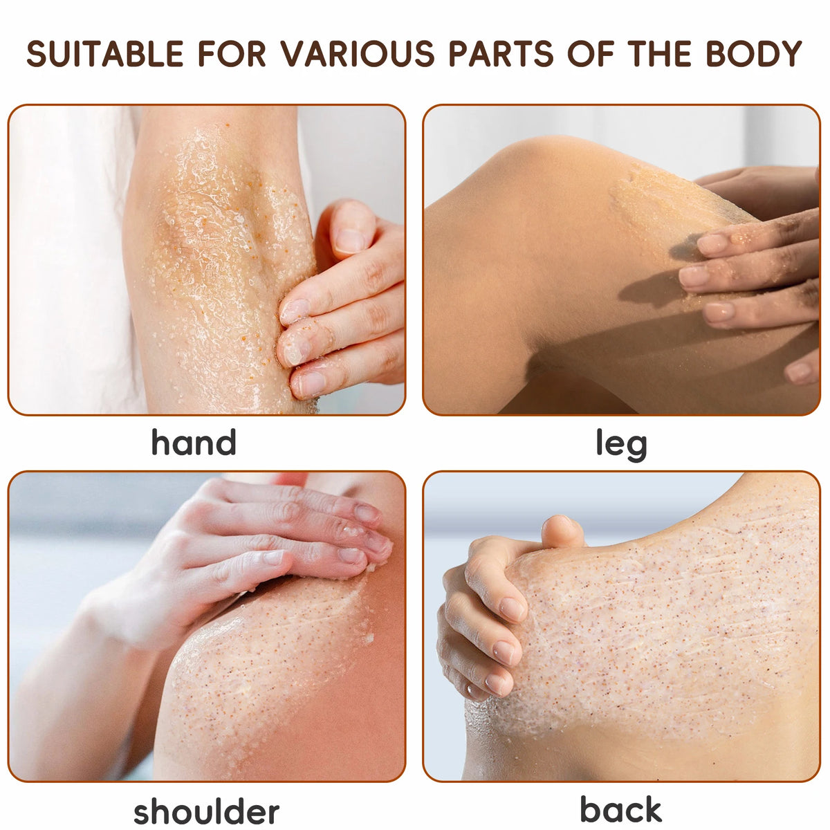 Shea Butter Exfoliating Scrub – Aloe, Coconut & Sucrase