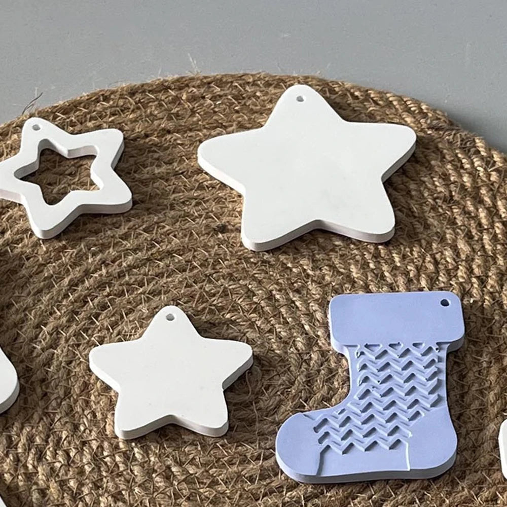 Hollow Pentagram Silicone Mold – DIY Resin Ornament & Pendant