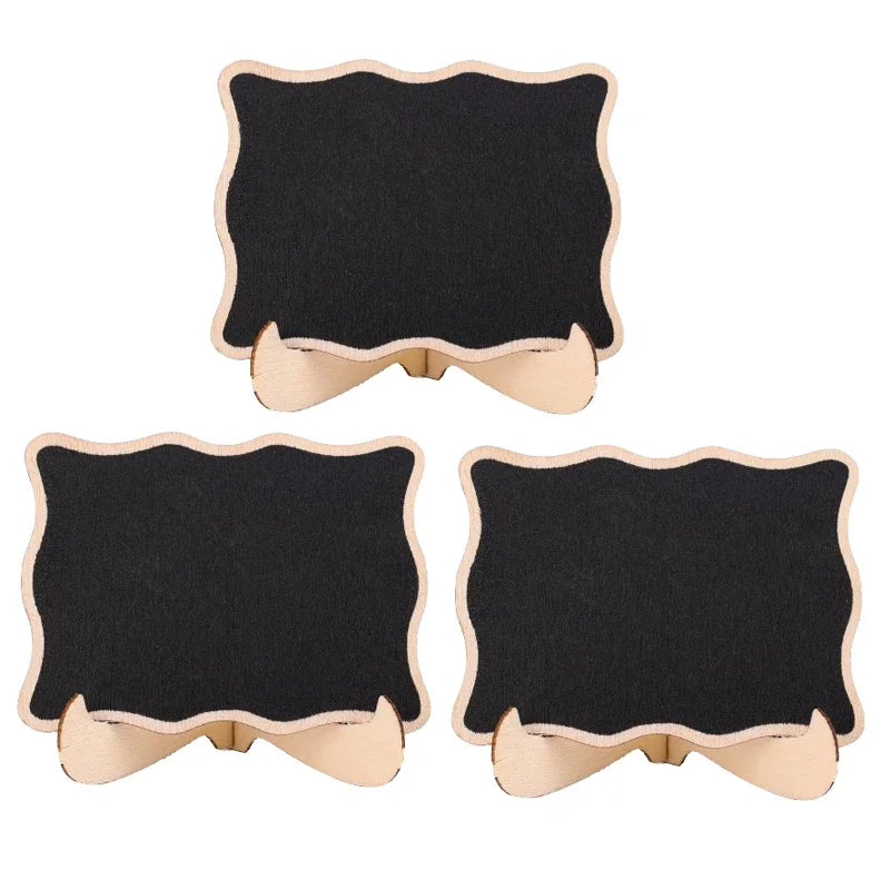Mini Wooden Chalkboard Signs – DIY Party & Home Decor (1–10 Pcs)
