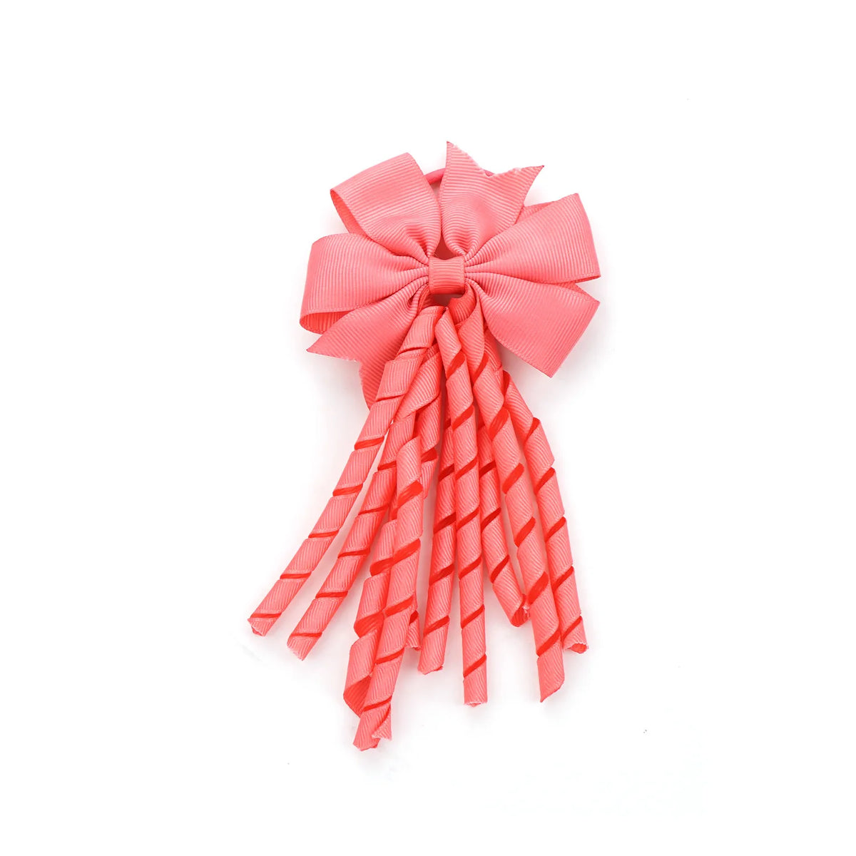 12-Pack Girls' Grosgrain Ribbon Bow Hair Ties | Cheerleading