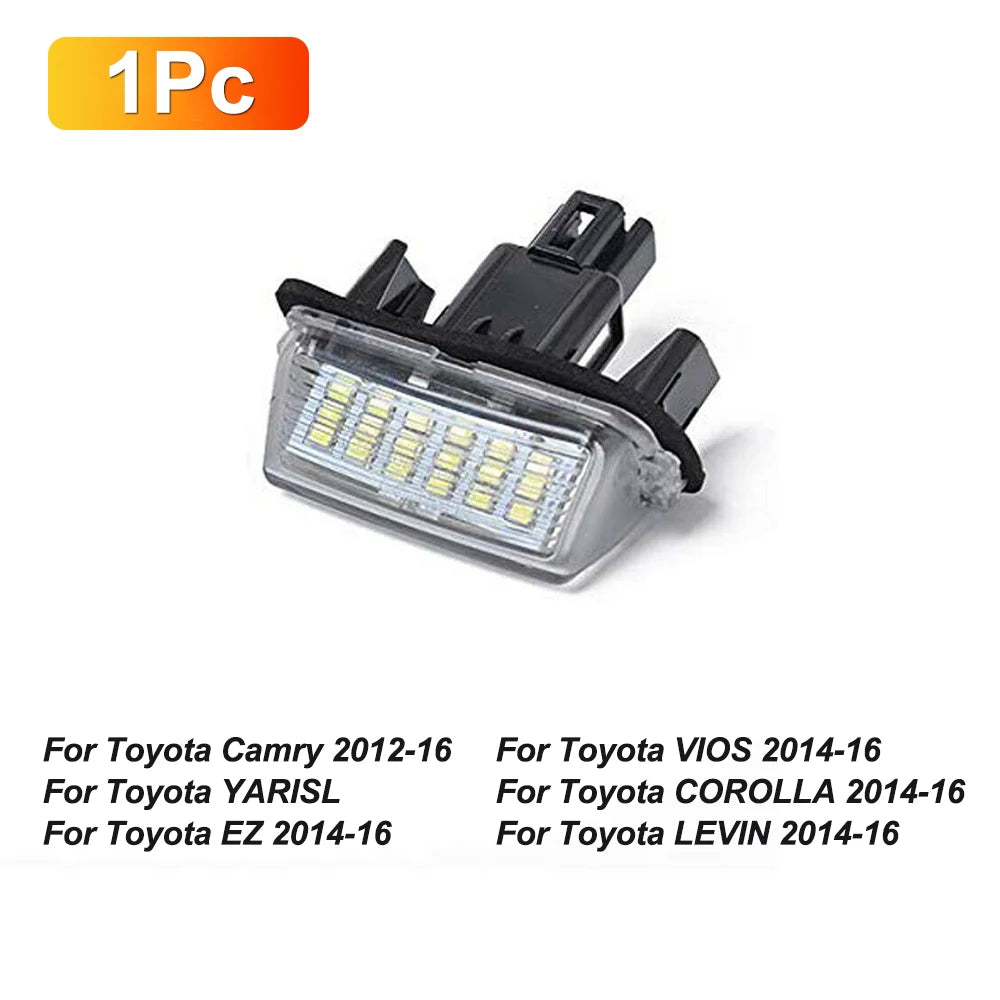 2-Pack Canbus LED License Plate Light for VW Golf Jetta Passat