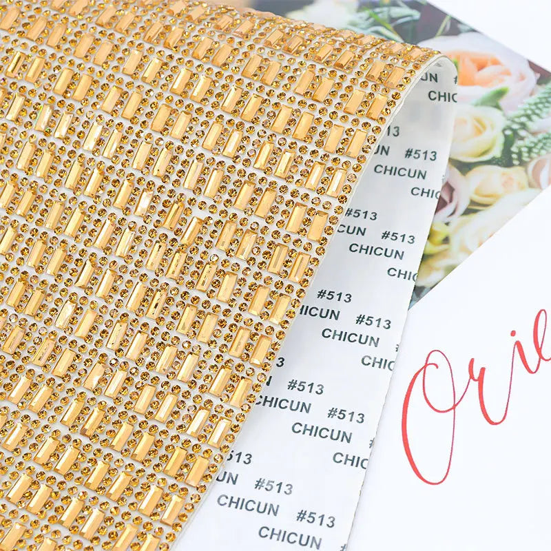 Rhinestone Sticker Sheet 24×40cm – Glitter Gem DIY Crafts