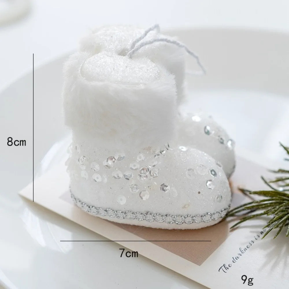 Sequin Foam Christmas Ball Ornaments 8cm – Gold & Silver Baubles