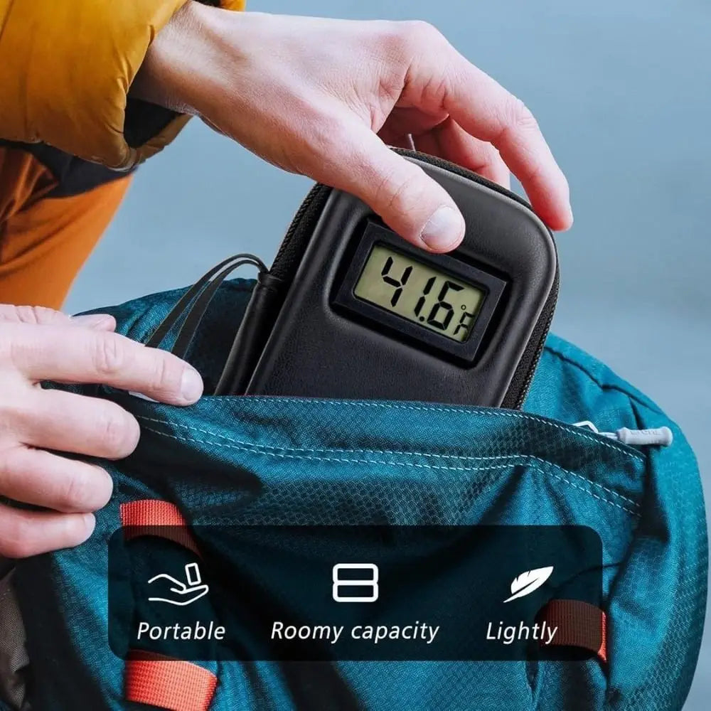 Insulin Cooler Travel Case with Thermometer | Insulated Bag
