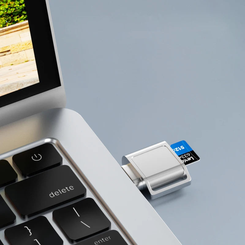 USB-C to Micro SD Card Reader Adapter | Phone Tablet Laptop