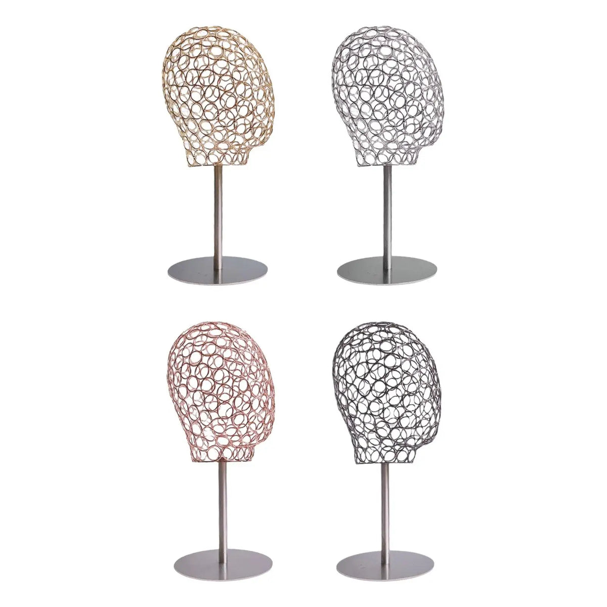 Metal Mannequin Head Wig & Hat Stand | Hollow Display Holder