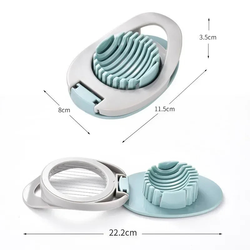 Multi-Function Egg Slicer Cutter – Stainless Steel Kitchen Tool