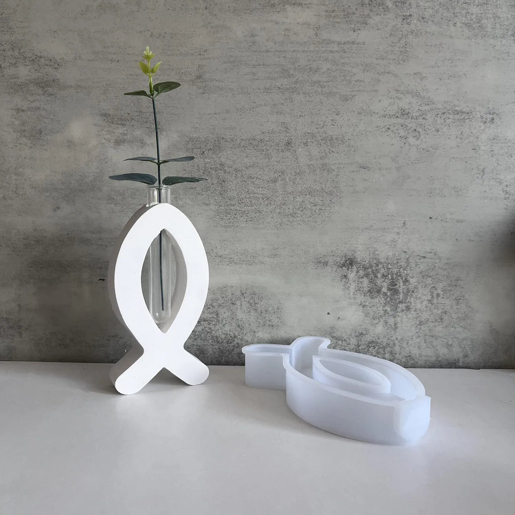 Fish Shape 3D Silicone Mold – DIY Candle, Resin & Plaster