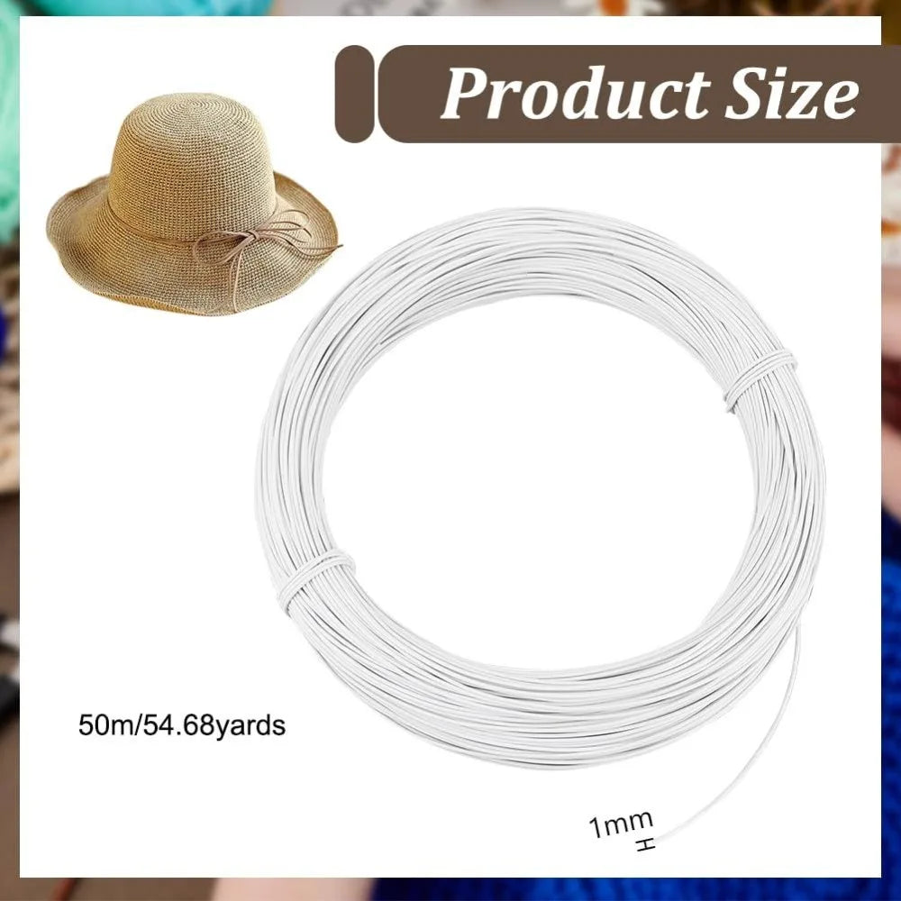 50 Yards PVC Millinery Wire – Hat Brim Shaping & DIY Crafts