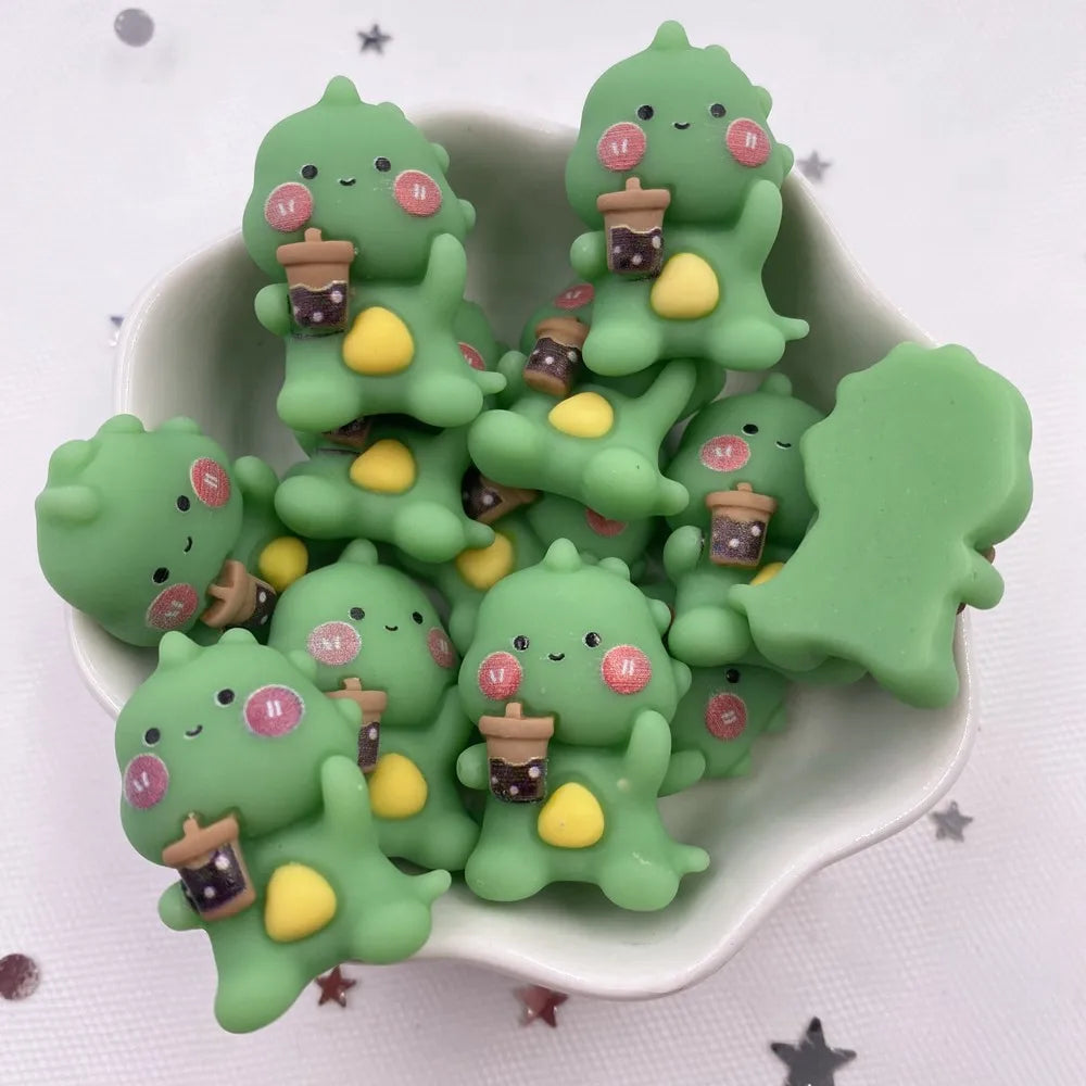 12PCS Kawaii Resin Flatback Figurines for Scrapbook DIY Crafts