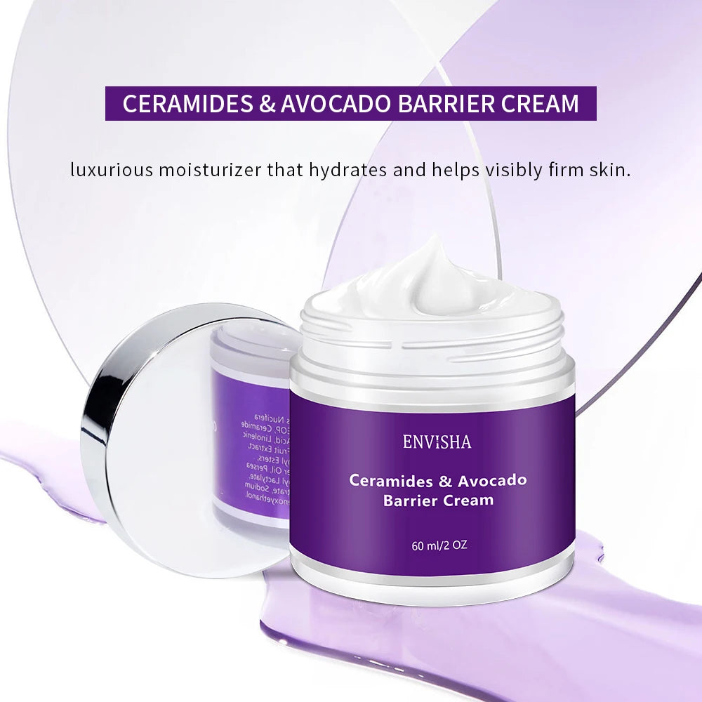 ENVISHA Ceramide & Avocado Face Cream – Firming Moisturizer