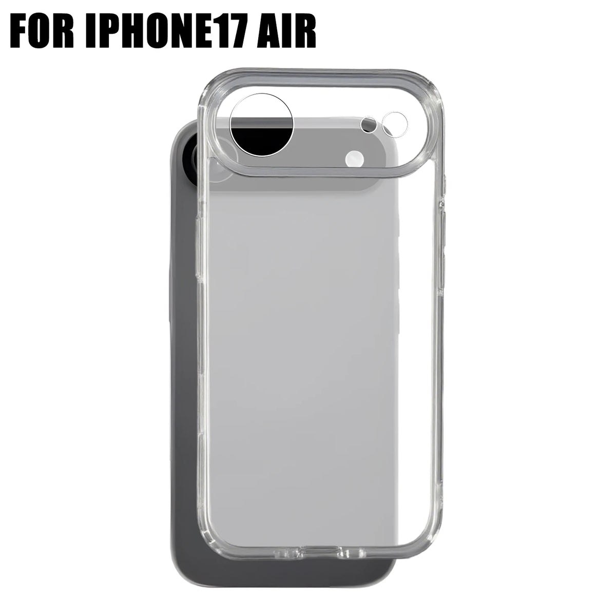 Transparent Shockproof TPU Case for iPhone 17 / Pro Max / Air