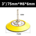 3" & 2" Hook & Loop Sanding Back-Up Pad | M6 Die Grinder