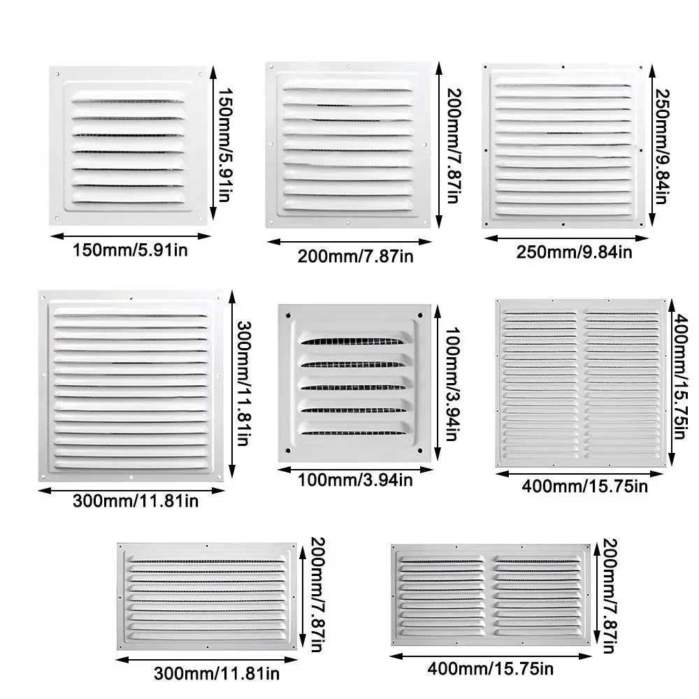 Aluminum Alloy Air Vent Grille Cover – Multiple Sizes