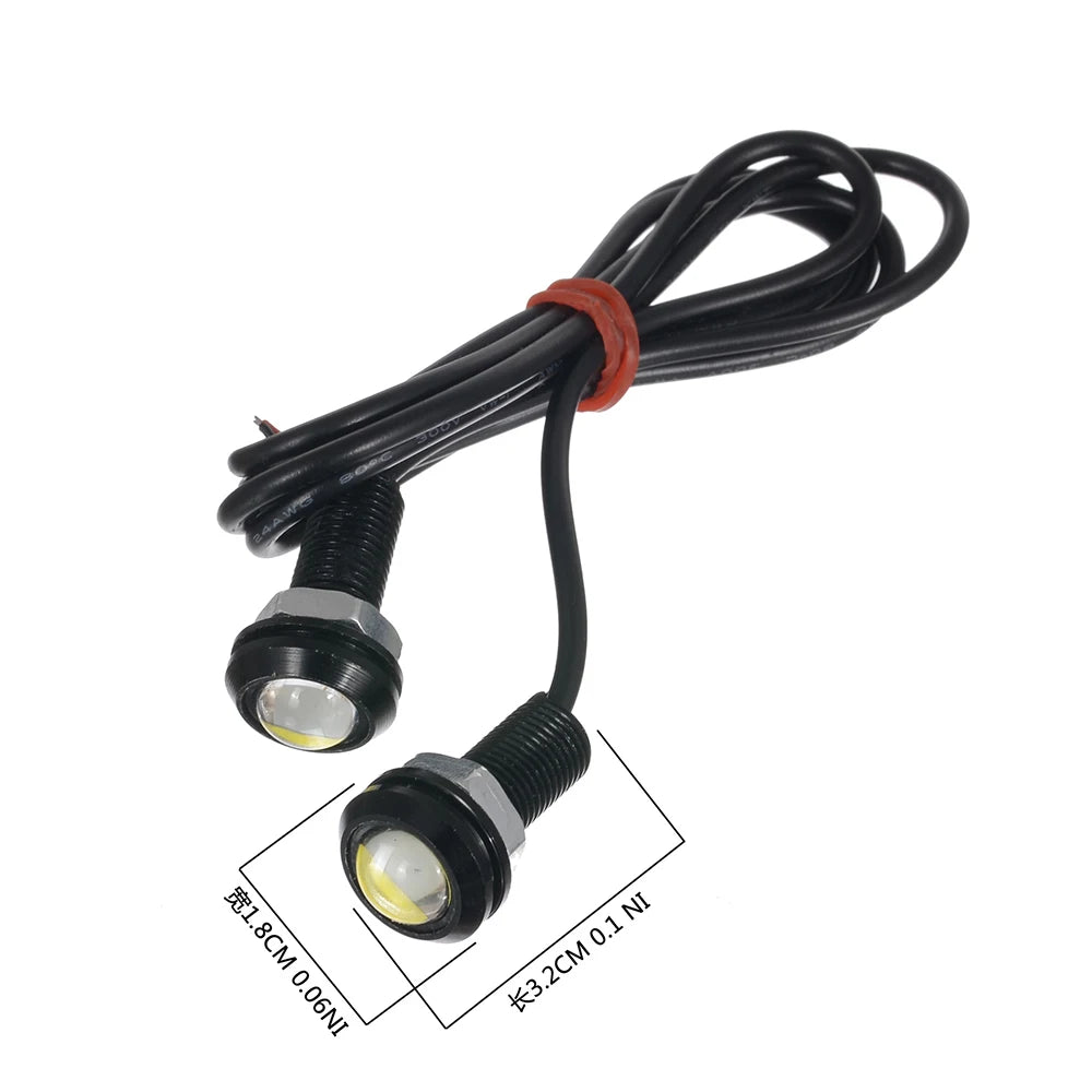 18MM Eagle Eye LED DRL Car Daytime Running Light 12V | Pampsee