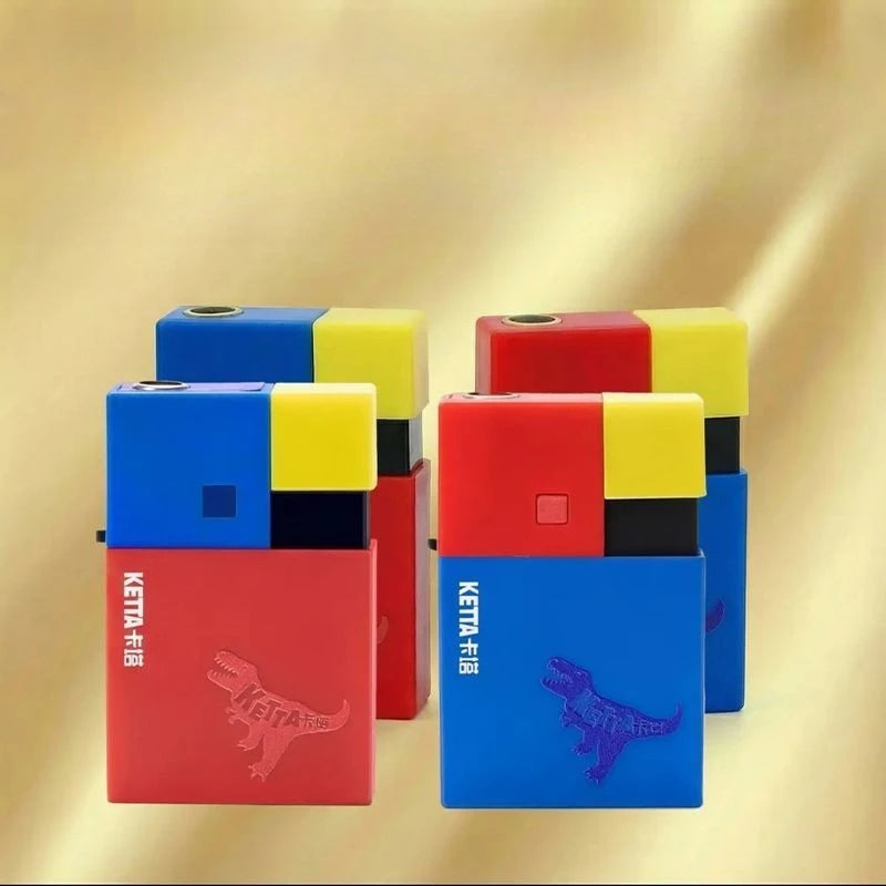 Windproof Square Brick Inflatable Lighter | Men's Gift