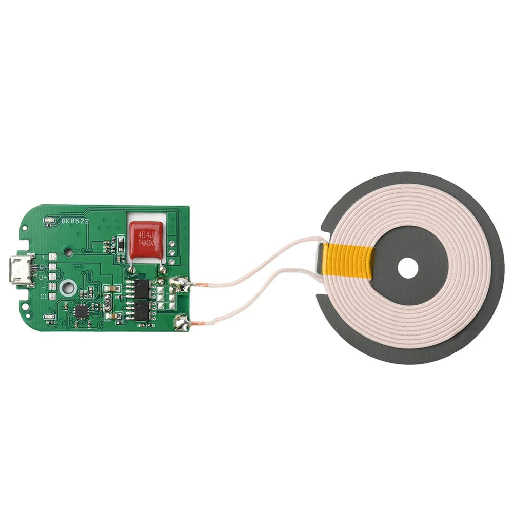 Wireless Charging PCBA Transmitter Module 5–15W USB/Type-C