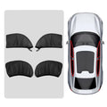 KKJOY Car Side Window Sunshade – UV Mesh Privacy Curtain