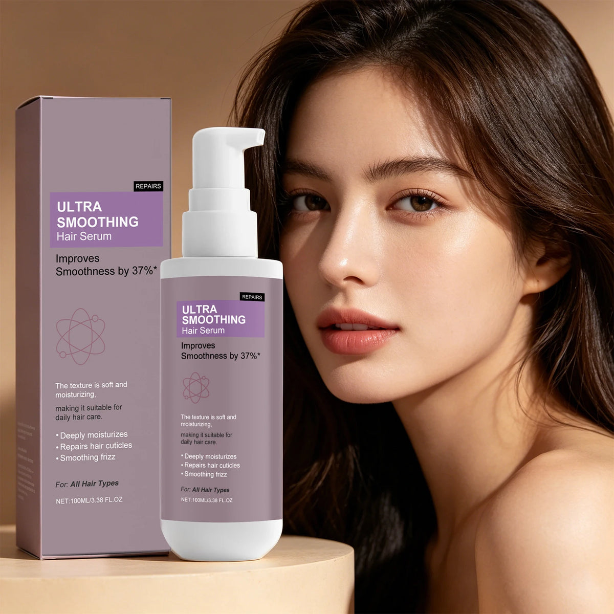 37% Smoothing Hair Serum – Anti-Frizz & Cuticle Repair