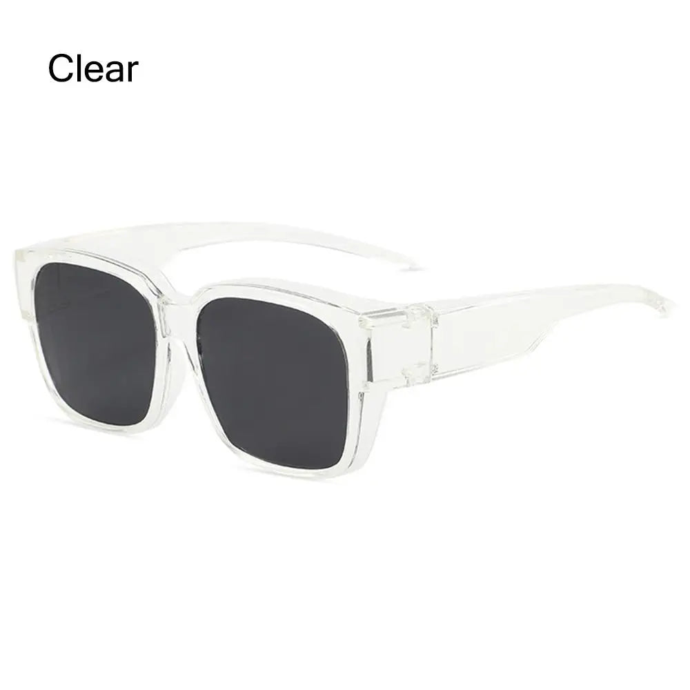 Wrap Around Fit-Over Sunglasses | Square Shades Over Glasses