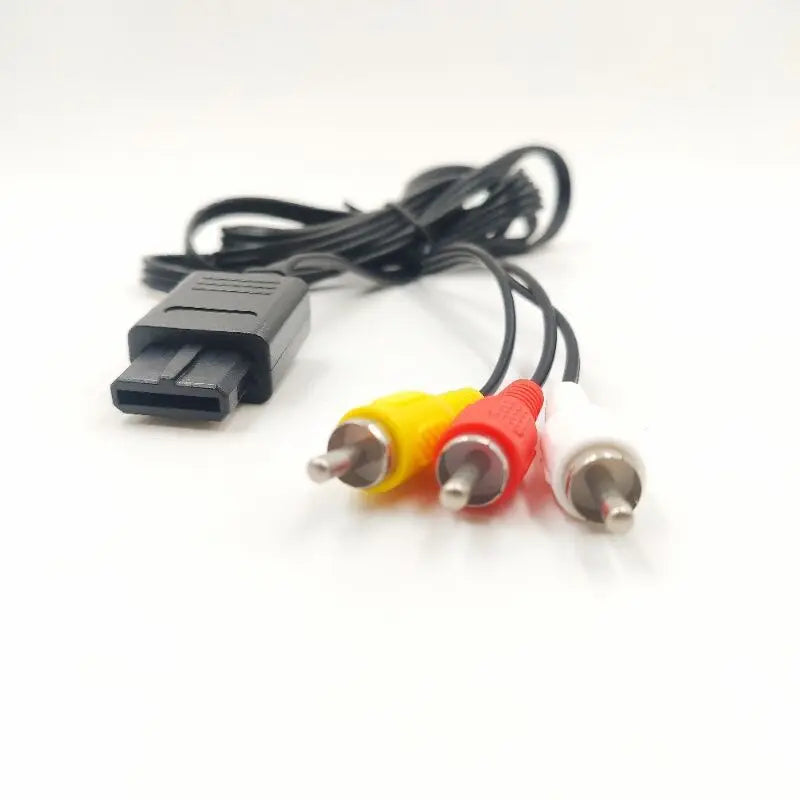 AV RCA Cable for Nintendo N64, Super Famicom & GameCube