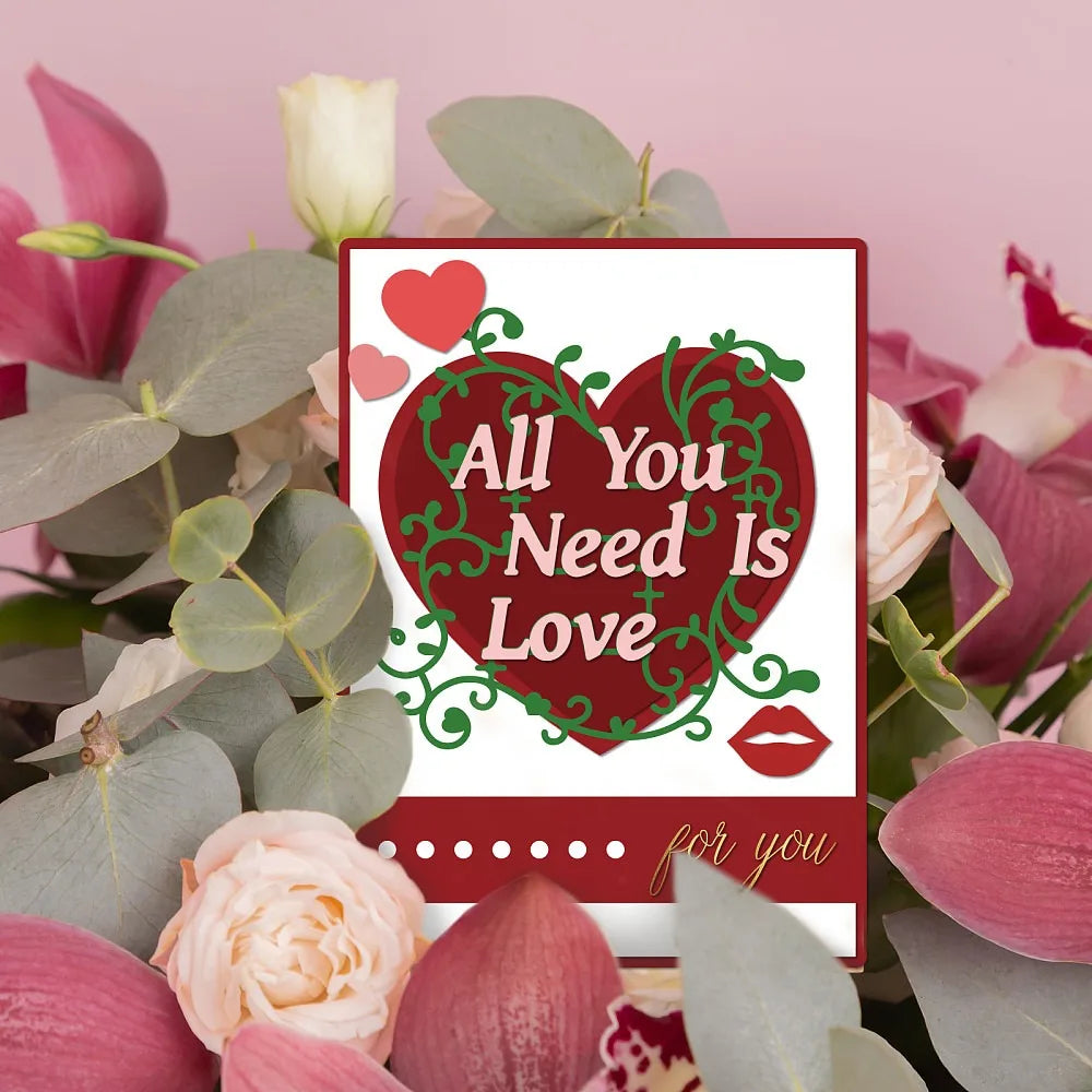 Valentine's Day Carbon Steel Cutting Dies – 2-Piece Heart Set