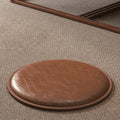 Round Leather Seat Cushion – Non-Slip Waterproof Zafu Pad