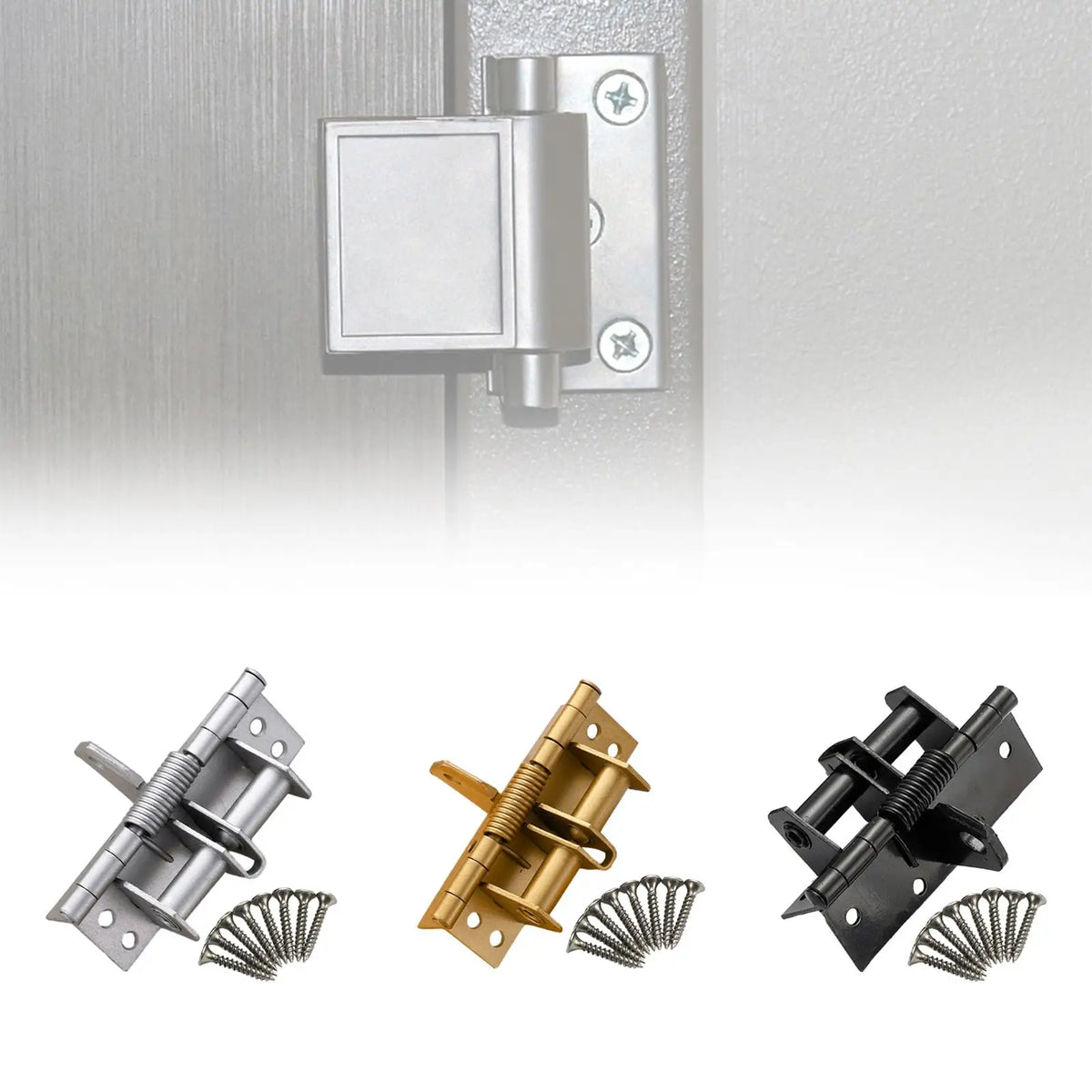 Self-Closing Spring Door Hinge – 4" Adjustable Heavy Duty