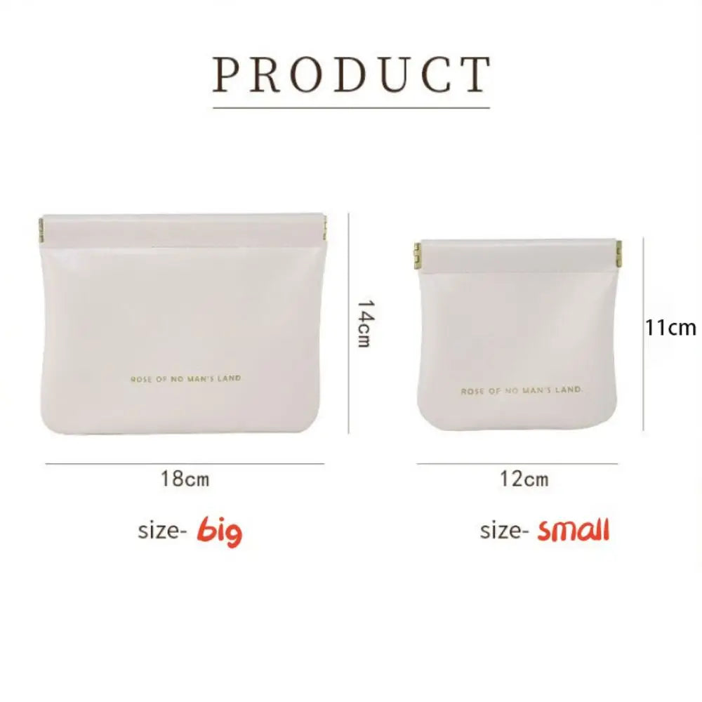 Portable Mini PU Makeup & Jewelry Travel Bag for Women