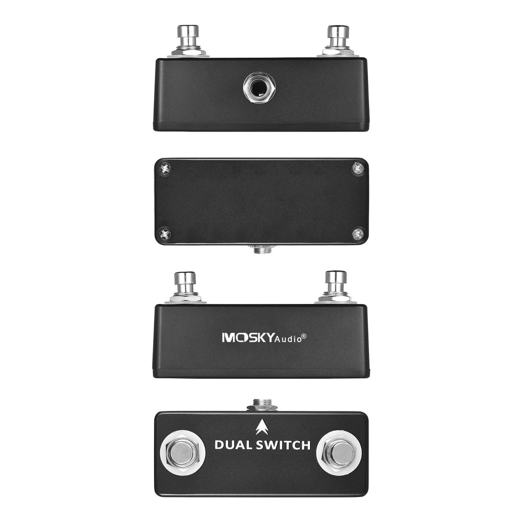MOSKY Dual Footswitch Guitar Effect Pedal | Full Metal Shell