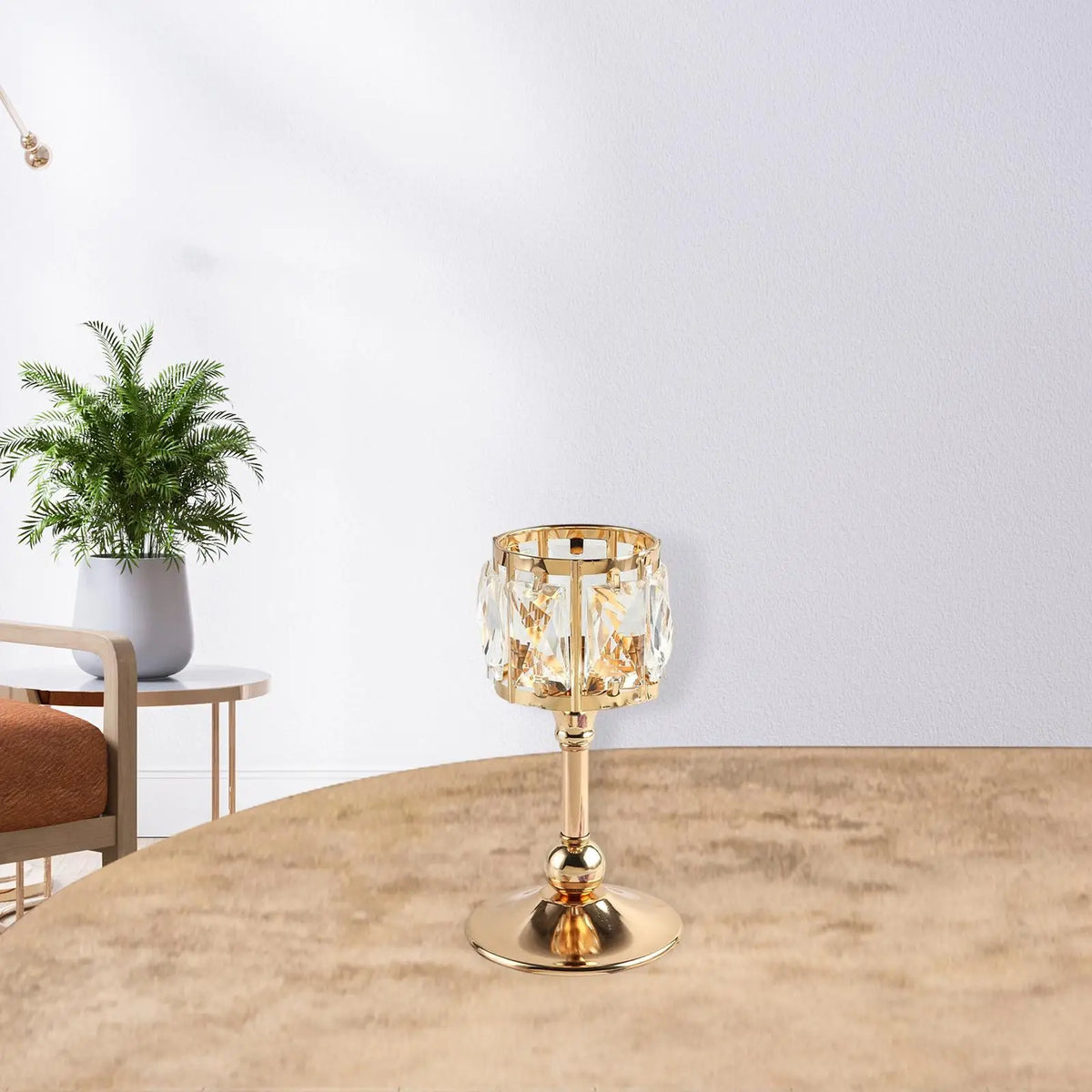 Crystal Candlestick Holder – Elegant Table Centerpiece Decor
