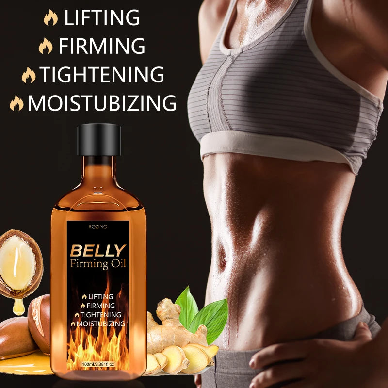 ROZINO 100ml Abdominal Firming Oil – Tighten & Moisturize