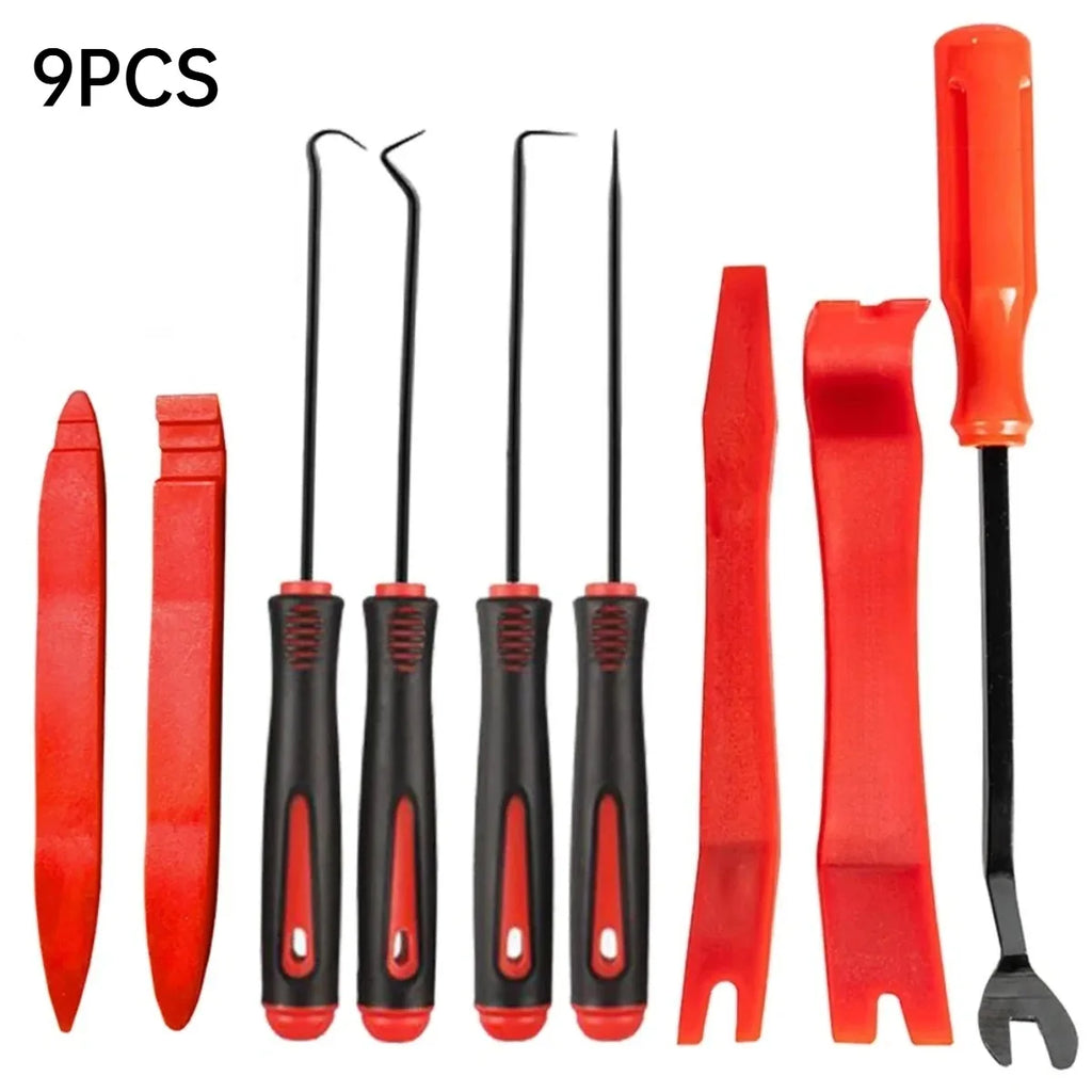 9-Piece Car Trim Removal Tool Set – Door Panel & Clip Pry Kit