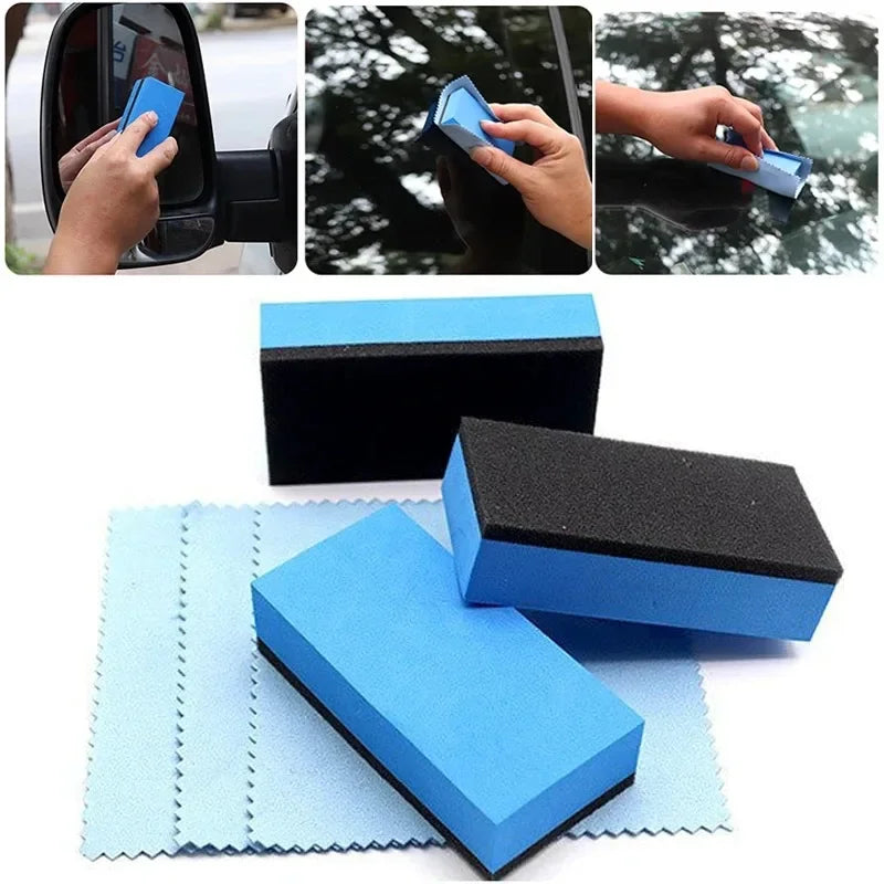 Ceramic Coating Applicator Kit – Sponge & Microfiber Cloth