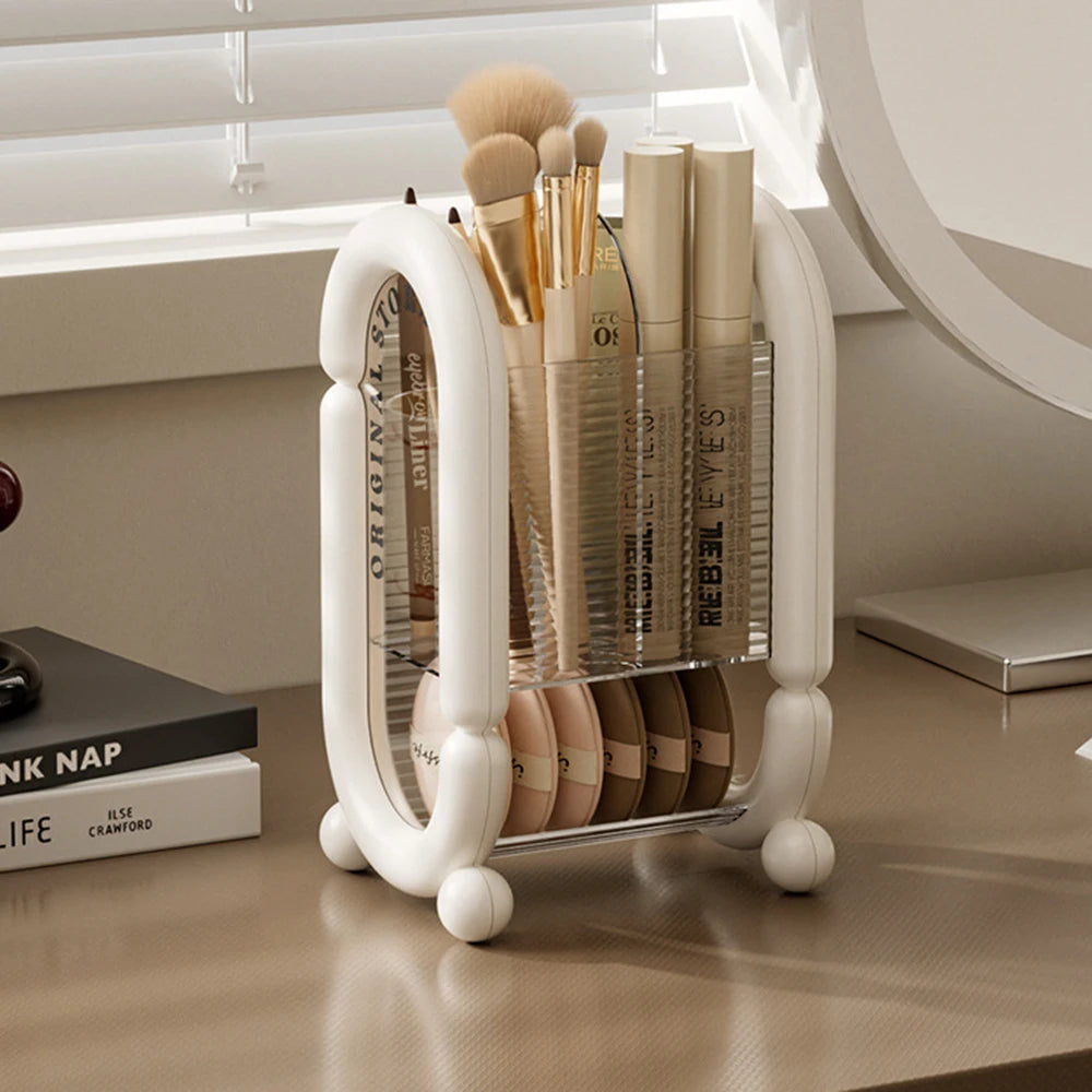 Minimalist Makeup Brush Holder & Desktop Storage Organizer