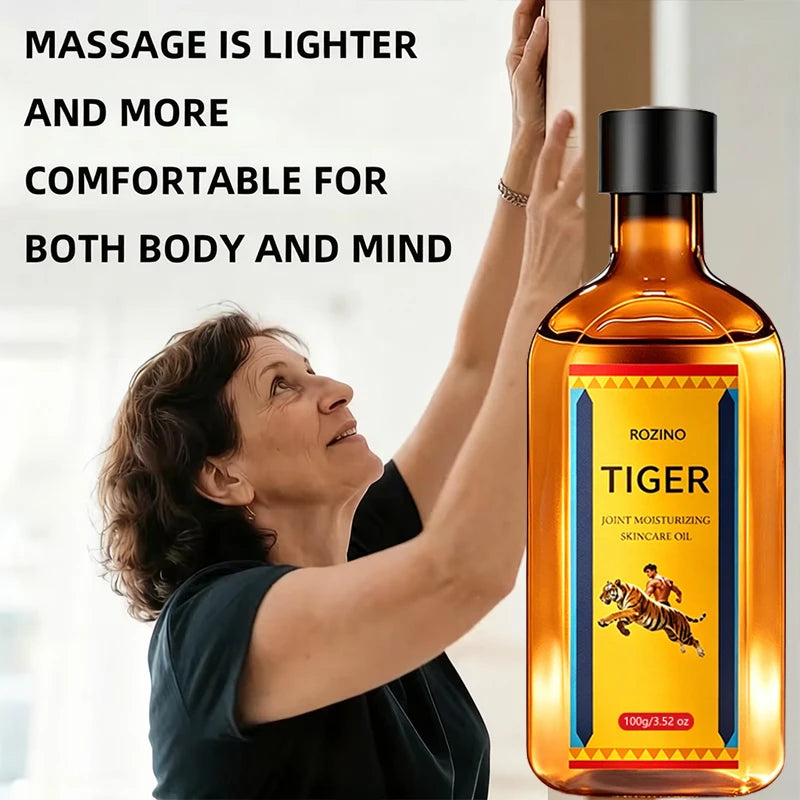 ROZINO Tiger Joint Skin Moisturizing Care Oil 3.38 oz