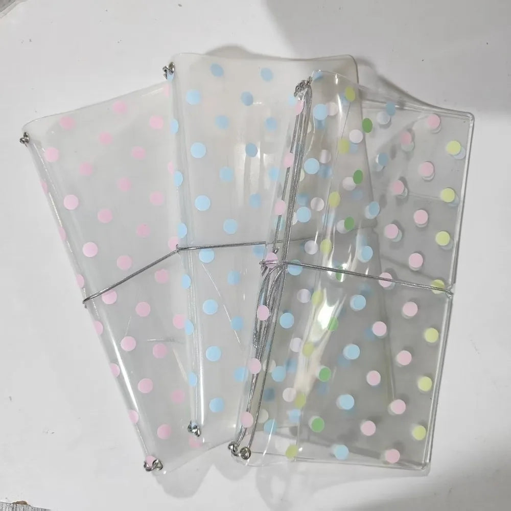 Transparent PVC TN Traveler Notebook Cover with Elastic Band