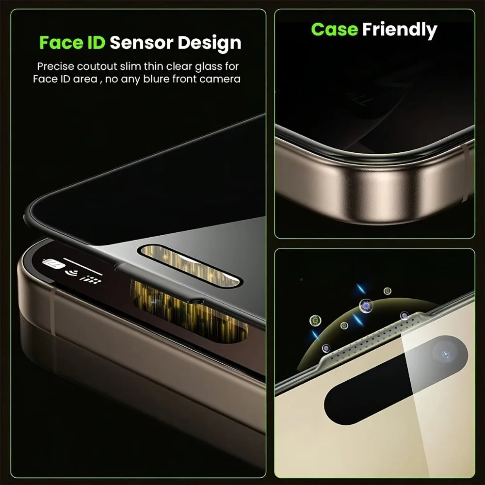 Privacy Screen Protector iPhone – 360° Anti-Spy Tempered Glass