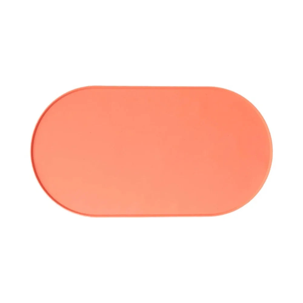 Silicone Pet Food Mat – Non-Slip, Raised Edges, BPA-Free