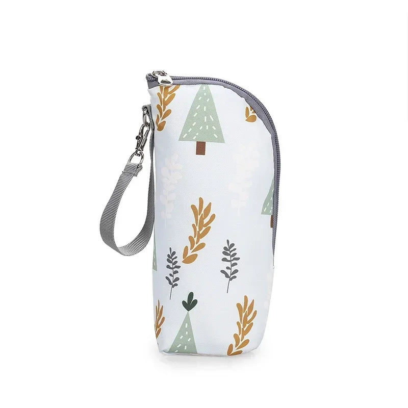 Insulated Baby Bottle Bag – Stroller Hanging Storage Pouch